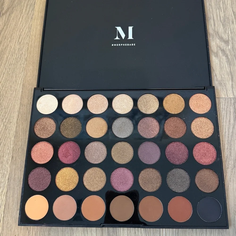 Morphe 35F Fall Into Frost Artistry Eyeshadow Palette 35 Shades Shimmer Matte